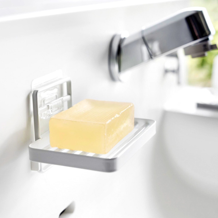 フィルムフックソープトレー タワー 山崎実業 tower お風呂 4540 4541 ホワイト ブラック