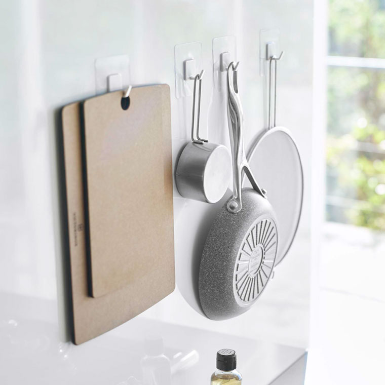 フィルムフック タワー M 4個組 山崎実業 tower ホワイト/ブラック 5666 5667 タワーシリーズ