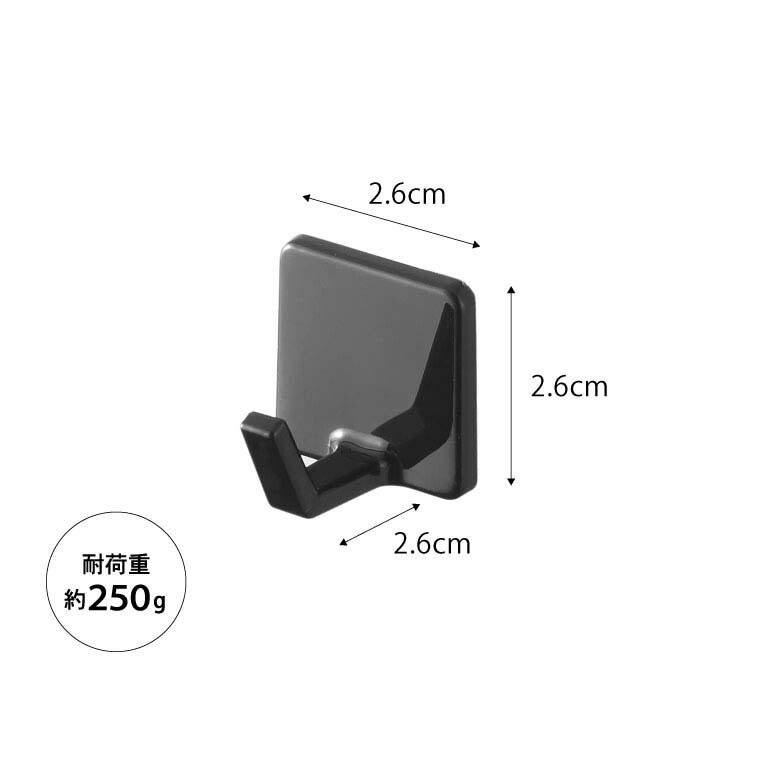 フィルムフック タワー S 4個組 山崎実業 tower ホワイト/ブラック 5668 5669 タワーシリーズ