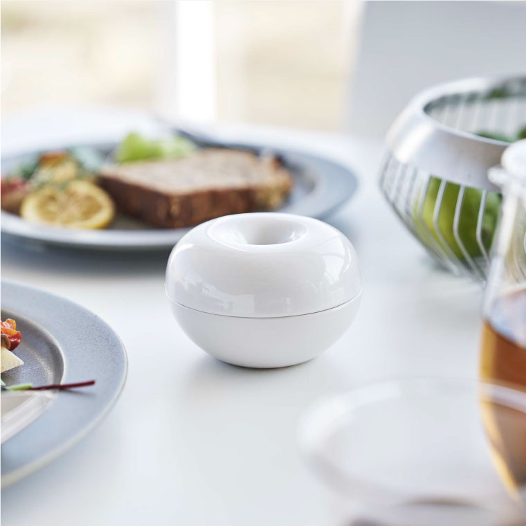 コバエ&消臭 ポット タワー 山崎実業 tower ホワイト/ブラック 5740 5741 タワーシリーズ