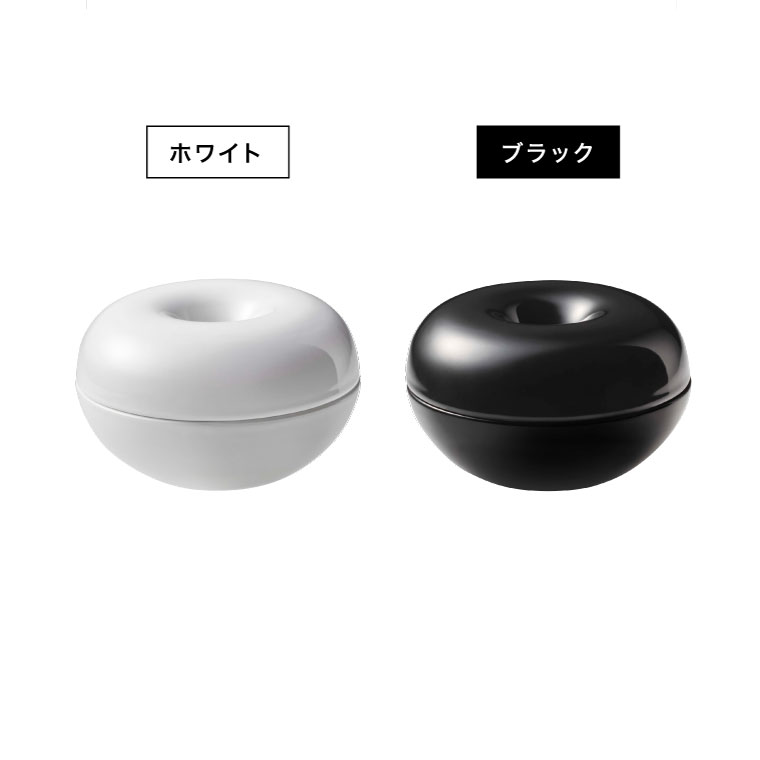 コバエ&消臭 ポット タワー 山崎実業 tower ホワイト/ブラック 5740 5741 タワーシリーズ