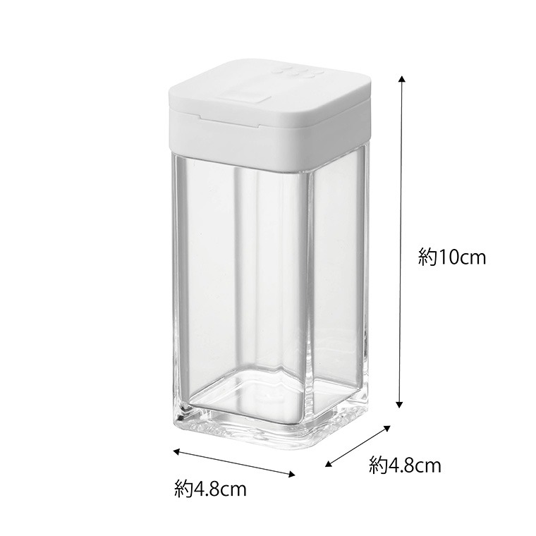 スパイスボトル タワー L 山崎実業 tower ホワイト/ブラック 5825 5826 タワーシリーズ