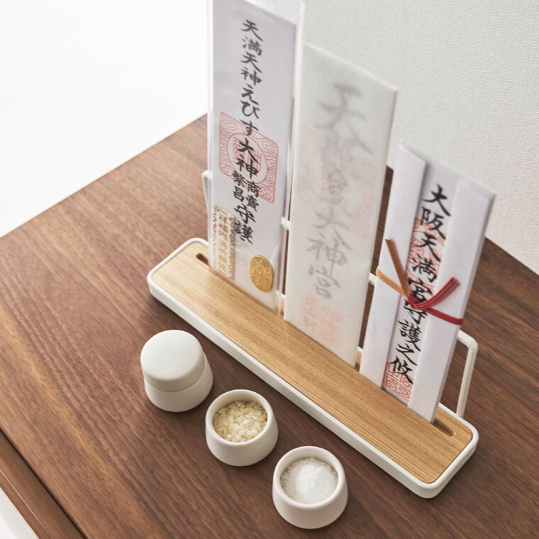 神札スタンド タワー 山崎実業 tower ホワイト/ブラック 5834 5835 タワーシリーズ