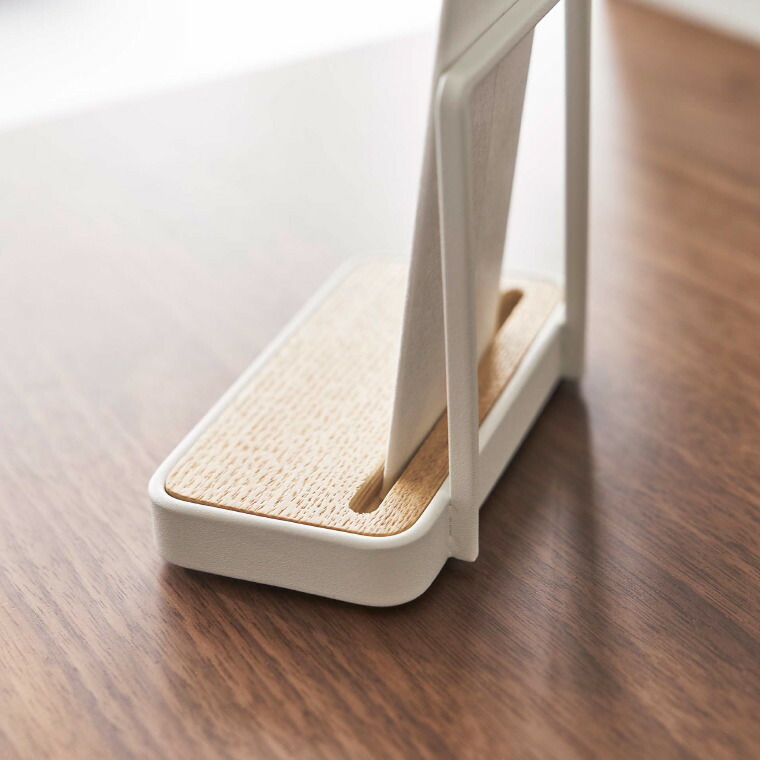 神札スタンド タワー シングル 山崎実業 tower ホワイト/ブラック 5836 5837 タワーシリーズ