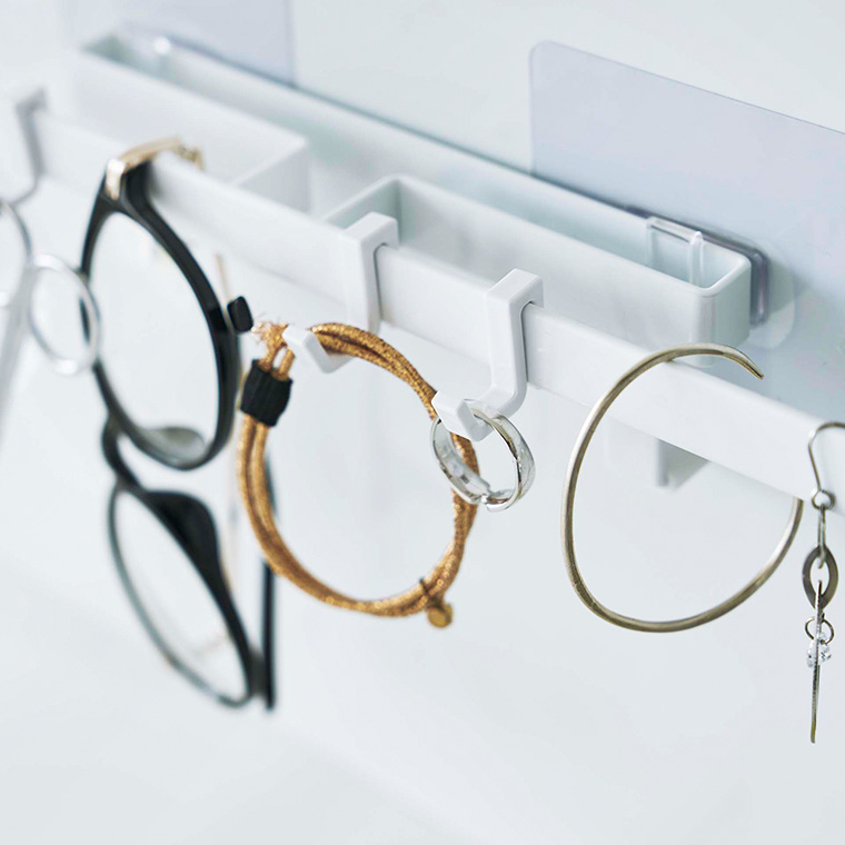 フィルムフックサニタリーハンガー タワー 山崎実業 tower ホワイト/ブラック 5902 5903