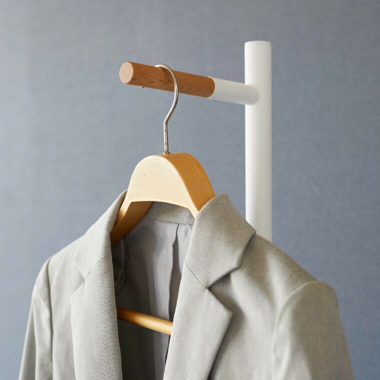 エントランスコートハンガー タワー 山崎実業 tower ホワイト/ブラック 5912 5913 タワーシリーズ