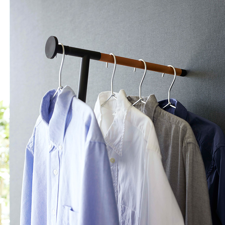 衣類スチーマーアイロン掛けハンガー タワー 山崎実業 tower ホワイト/ブラック 5972 5973