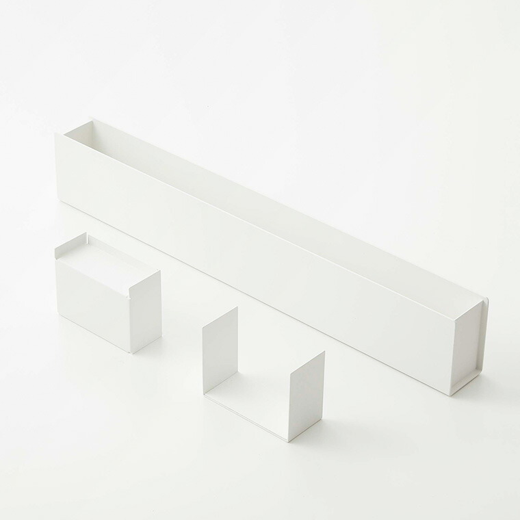 スリムデスクオーガナイザー タワー 山崎実業 tower ホワイト/ブラック 5985 5986 タワーシリーズ