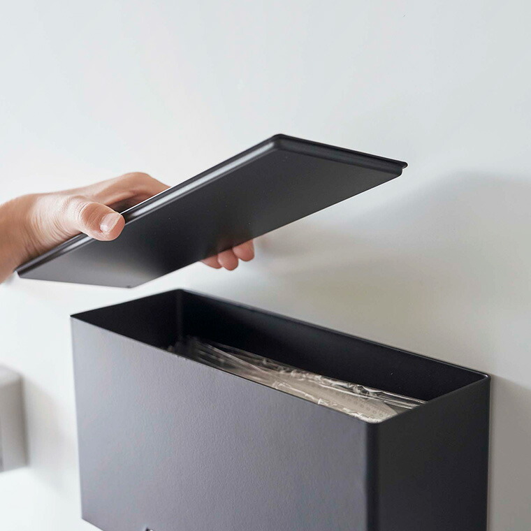 マグネット立体マスクホルダー タワー 山崎実業 tower ホワイト/ブラック 6087 6088 タワーシリーズ マグネット