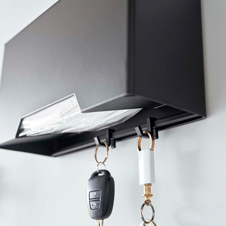 マグネット立体マスクホルダー タワー 山崎実業 tower ホワイト/ブラック 6087 6088 タワーシリーズ マグネット