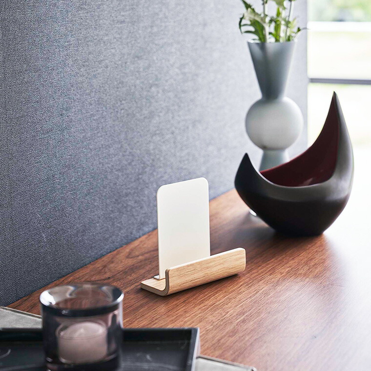 神札スタンド リン シングル 山崎実業 RIN ブラウン/ナチュラル 6143 6144 タワーシリーズ