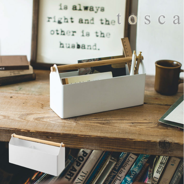 ペン＆レタースタンド トスカ 山崎実業 tosca ホワイト 4152 タワーシリーズ